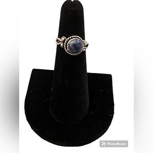 Petite Lapis Ring in Silver| Size: 5